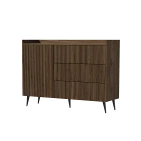 Комод ADEMO REG 4 126х92х41 орех / орех