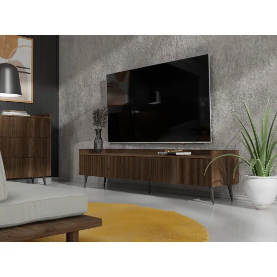 Тумба под телевизор ADEMO REG 5 180х45х41 орех / орех 4