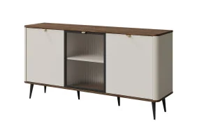 Комод MARLY REG 7 160х82х40 кашемир / орех