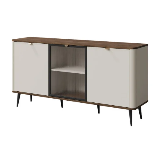 Комод MARLY REG 7 160х82х40 кашемир / орех 1