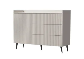 Комод ADEMO REG 4 126х92х41 кашемир / кашемир
