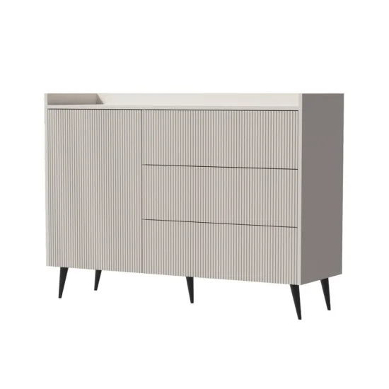 Комод ADEMO REG 4 126х92х41 кашемир / кашемир 1