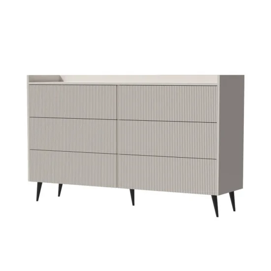 Комод ADEMO REG 3 150х92х41 кашемир / кашемир 1