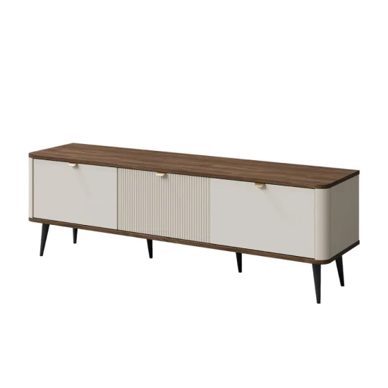 Тумба під телевізор MARLY REG 13 160х52х40 кашемір / горіх 1