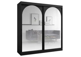 Шкаф-купе MODIN 200 200х215х65 черный / черный