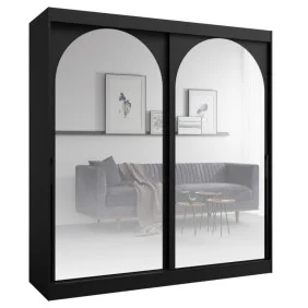 Шкаф-купе MODIN 200 200х215х65 черный / черный