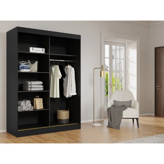 Шкаф-купе MODIN 200 200х215х65 черный / черный 5