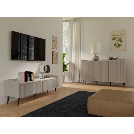 Комод ADEMO REG 2 150х92х41 кашемир / кашемир 6