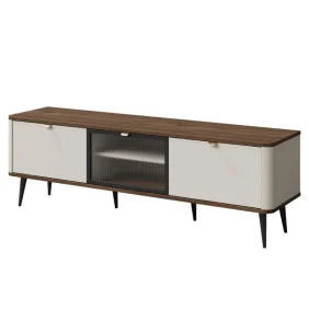 Тумба под телевизор MARLY REG 12 160х52х40 кашемир / орех