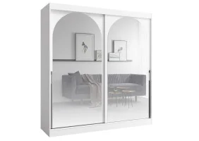 Шкаф-купе MODIN 200 200х215х65 белый / черный