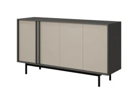 Комод ALSY REG 6 163х87х43 антрацит / бежевый