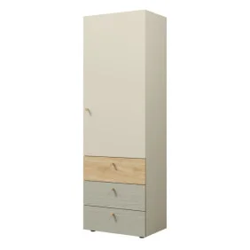 Шкаф YUKI REG 4 60х185х40 серый / бежевый / дуб / эвкалипт