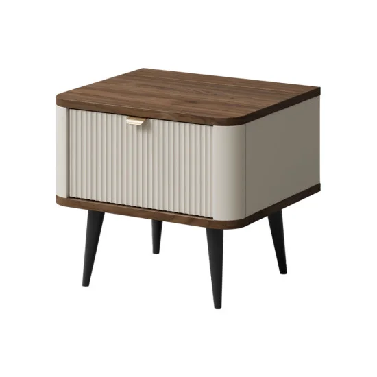 Тумба приліжкова MARLY REG 17 50х42х40 кашемір / горіх 1