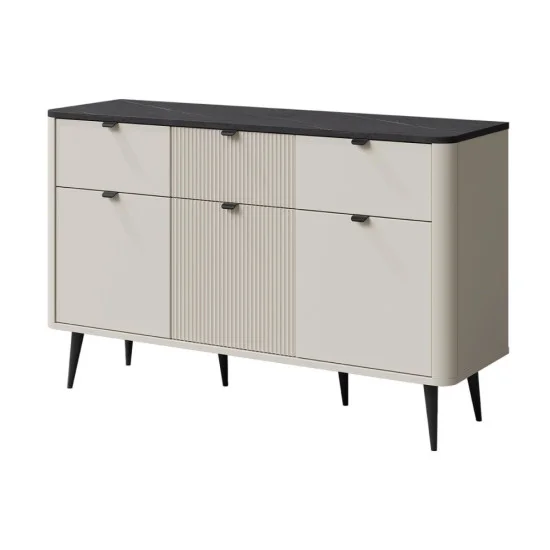 Комод MARLY REG 10 130х82х40 кашемир / серый 1