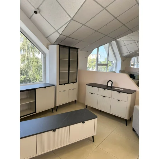 Комод MARLY REG 10 130х82х40 кашемир / серый 5