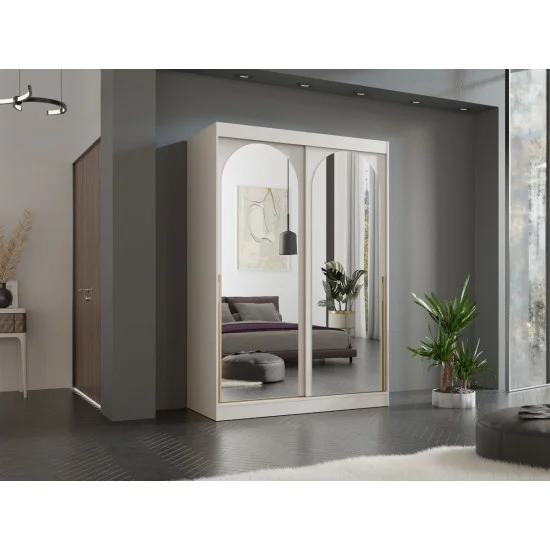 Шкаф-купе MODIN 150 150х215х65 кашемир / золотой 4