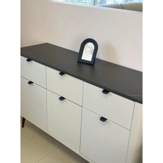 Комод MARLY REG 10 130х82х40 кашемир / серый 8