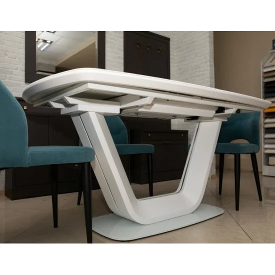 Стол обеденный раскладной Armani 160(220)X90 Белый ARMANIBB 10