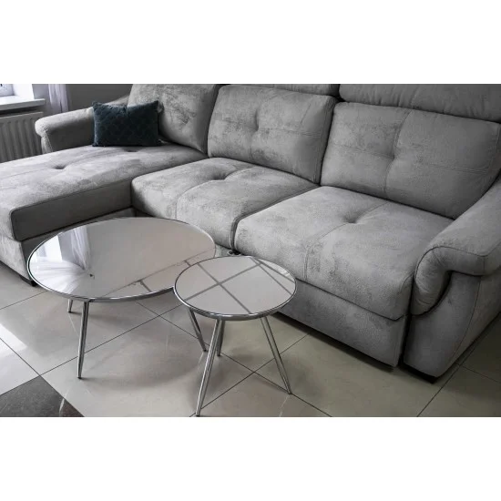 Журнальний стіл Bora C 41х41 Дзеркало / Хром BORACLUCH 3