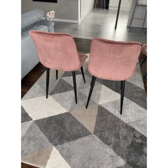 Стул Chic Velvet Античная Роза / Черный CHICVCRA52 11