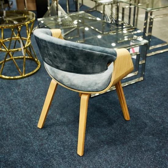 Стул Dakota Velvet Морской / Дуб DAKOTAVDMO 13