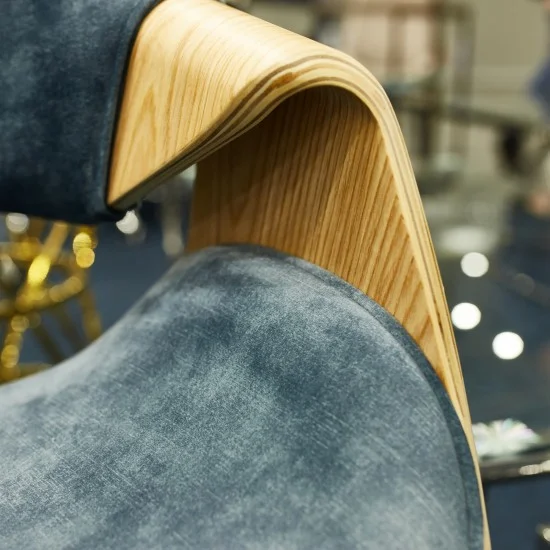 Стул Dakota Velvet Морской / Дуб DAKOTAVDMO 11