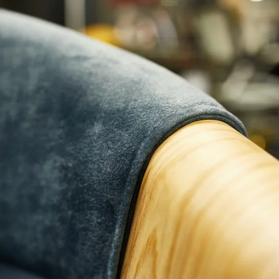 Стул Dakota Velvet Морской / Дуб DAKOTAVDMO 10