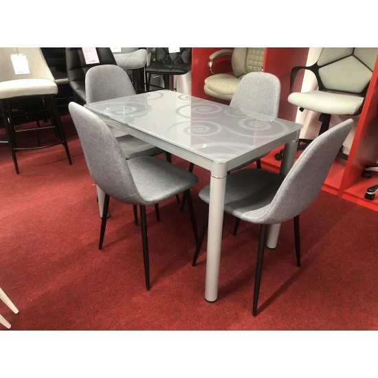 Стол обеденный Damar 100 x 60 см Серый DAMARSZ 2