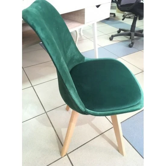 Стілець Dior Velvet Зелений / Бук DIORVBUZ 7