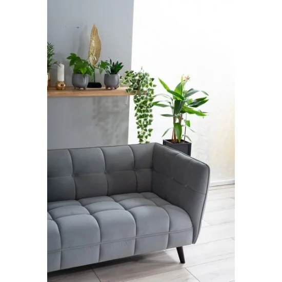 Диван Castello Velvet 2 Сірий CASTELLO2V14 2