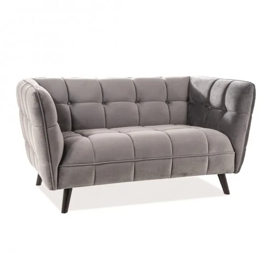 Диван Castello Velvet 2 Сірий CASTELLO2V14 1