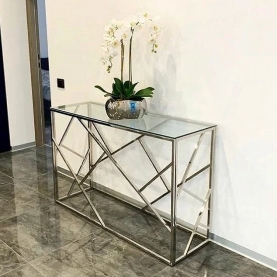 Журнальный стол Escada C 120х40 Прозрачный / Серебряный ESCADACS 6