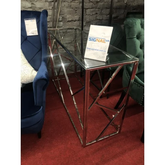 Журнальный стол Escada C 120х40 Прозрачный / Серебряный ESCADACS 5