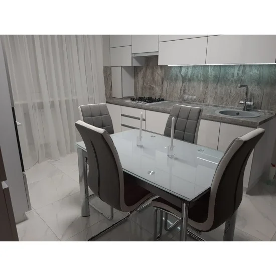 Стол обеденный раскладной GD-020 120 Белый GD020B 3