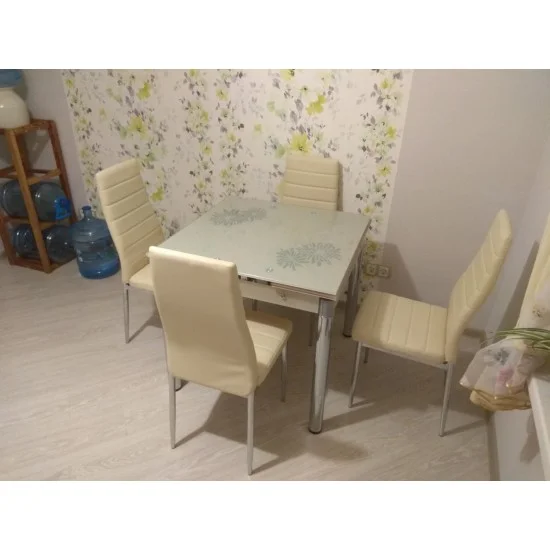 Стіл обідній GD-082 80 (131) x80 Крем GD082K 4