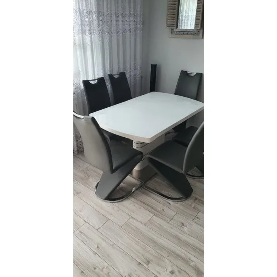 Стол обеденный раскладной Gucci Белый 140(200)х85 GUCCIBB140 4