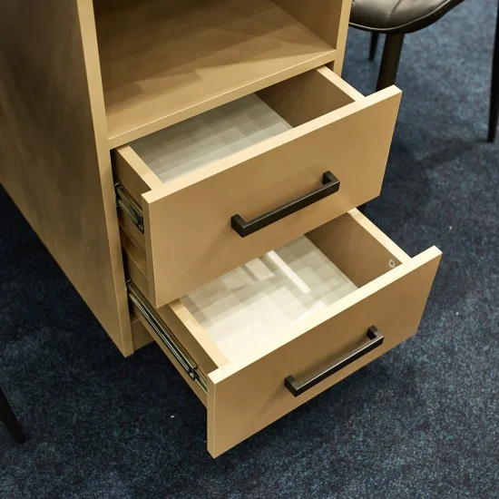 Компьютерный стол Vegas Дуб Ансберг Темный / Лате правый 2