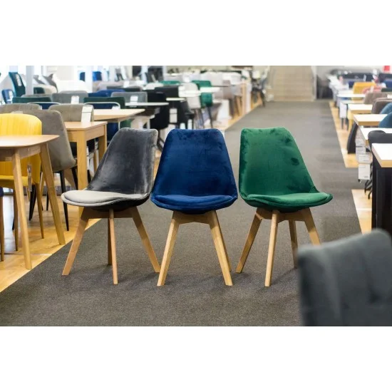 Стілець Dior Velvet Зелений / Бук DIORVBUZ 4