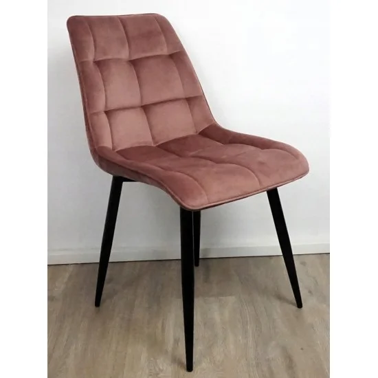 Стул Chic Velvet Античная Роза / Черный CHICVCRA52 7