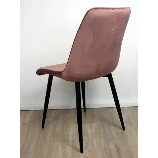 Стул Chic Velvet Античная Роза / Черный CHICVCRA52 8
