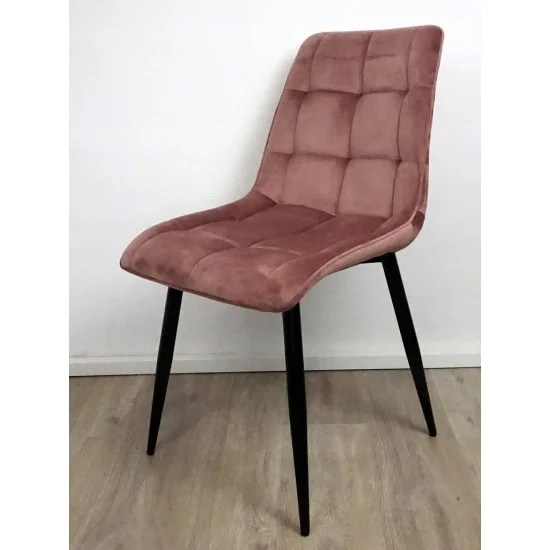 Стул Chic Velvet Античная Роза / Черный CHICVCRA52 6