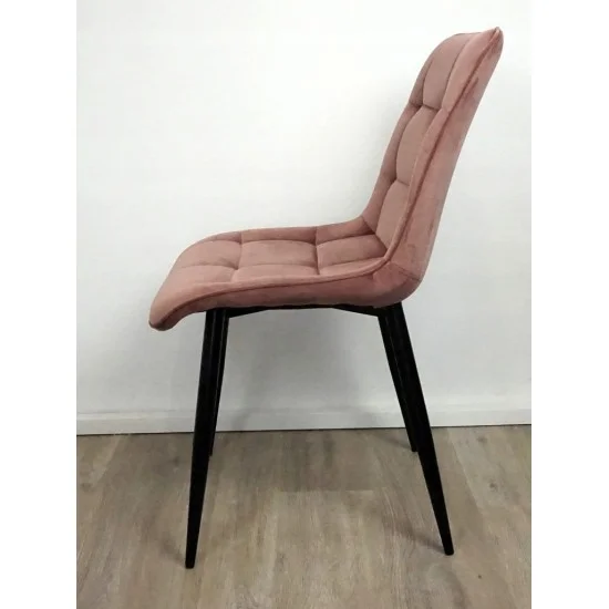 Стул Chic Velvet Античная Роза / Черный CHICVCRA52 9