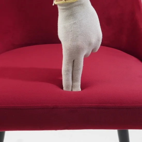 Cтул Piano Velvet Бордовый / Черный / Золотой PIANOVCBO 16