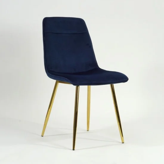 Стілець Eros Velvet Синій / Золотий EROSVZLGR 6