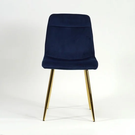 Стілець Eros Velvet Синій / Золотий EROSVZLGR 7