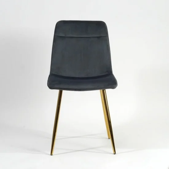 Стул Eros Velvet Серый / Золотой EROSVZLSZ 2
