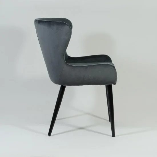 Кресло Passo II Velvet Серый / Черный PASSOIIVCSZ 4