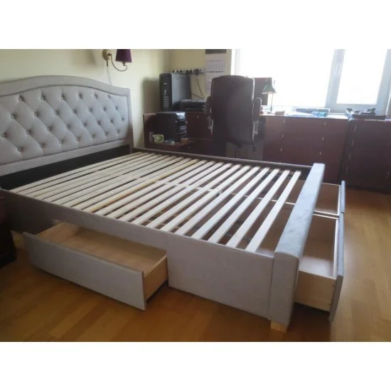 Двоспальне ліжко Electra 180X200 Сірий ELECTRA180SZD 2