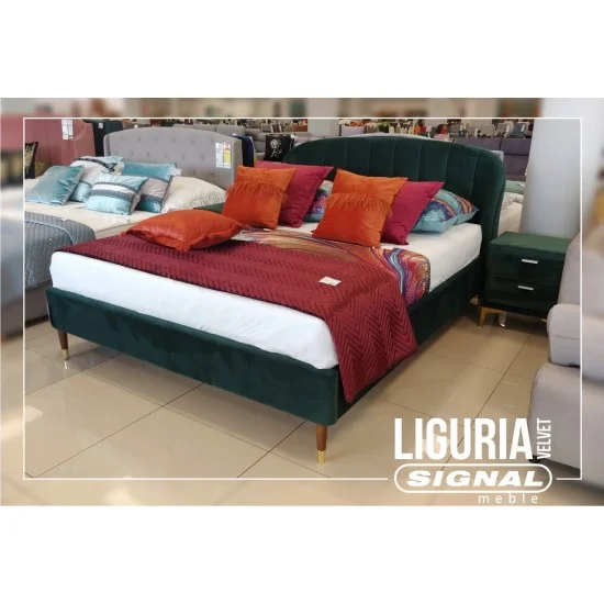Двоспальне ліжко Liguria Velvet 160X200 Зелений LIGURIAV160ZCBR 4