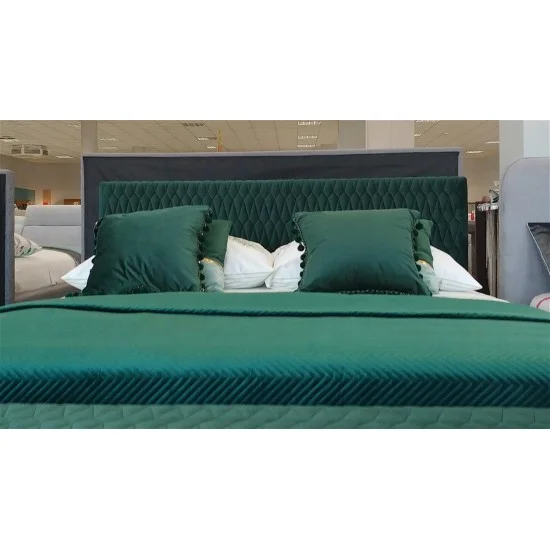 Двуспальная кровать Azurro velvet 160X200 Зеленый AZURROV160ZD 6